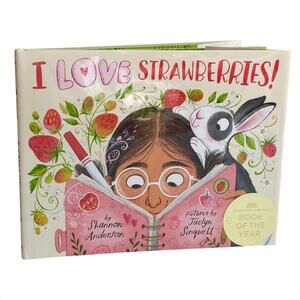 VTG Children’s BOOK Of Year I Love Strawberries First Ed HC by Shannon Anderson